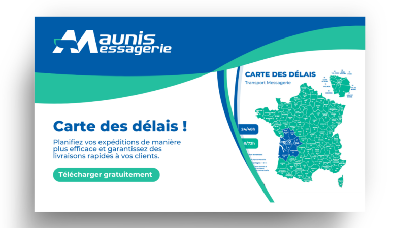 Découvrez notre carte des délais !